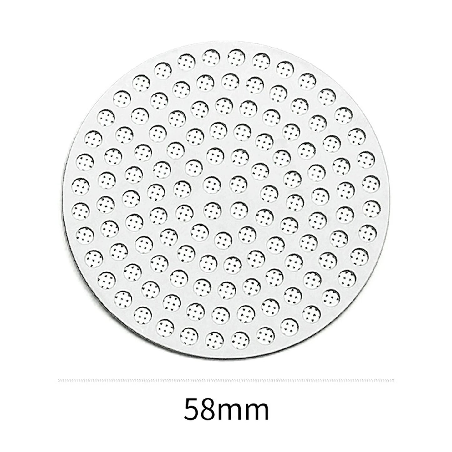 51/53/58mm Double Layer 304 Stainless Steel Coffee Filter Fine Mesh Reusable Coffee Puck Screen Professional Espresso Accessory