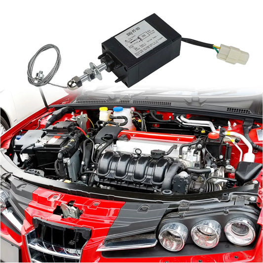 12V Electromagnetic Solenoid Engine Stop XHQ PT Valve for Electric Throttle Adjustment Compatible with Various Engines