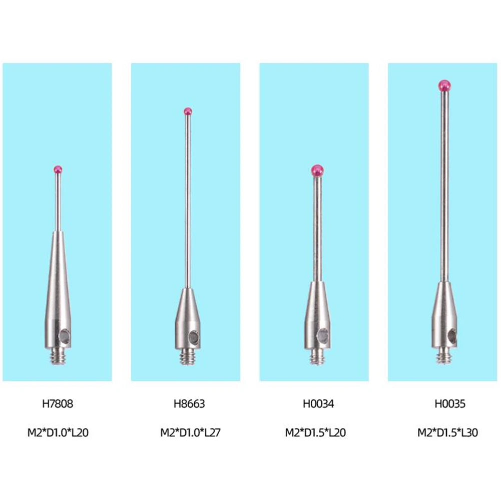 M2 Ball Cmm Stylus Thread CNC Measuring Probe Stylus Point Contact H7805/H1345/H7806/H0033/H7808/H8663/H0034/H0035 CMM Probe