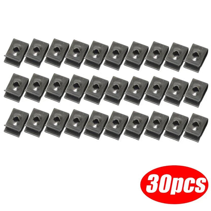 Car U-Type Metal Screw Fastener Clips Anti-Rust Bumper