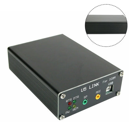 U5 Link COM Radio Connector For Radio Connector With Power Interface Pc66 Power Saving Box For HRD/DM780/LOGG32