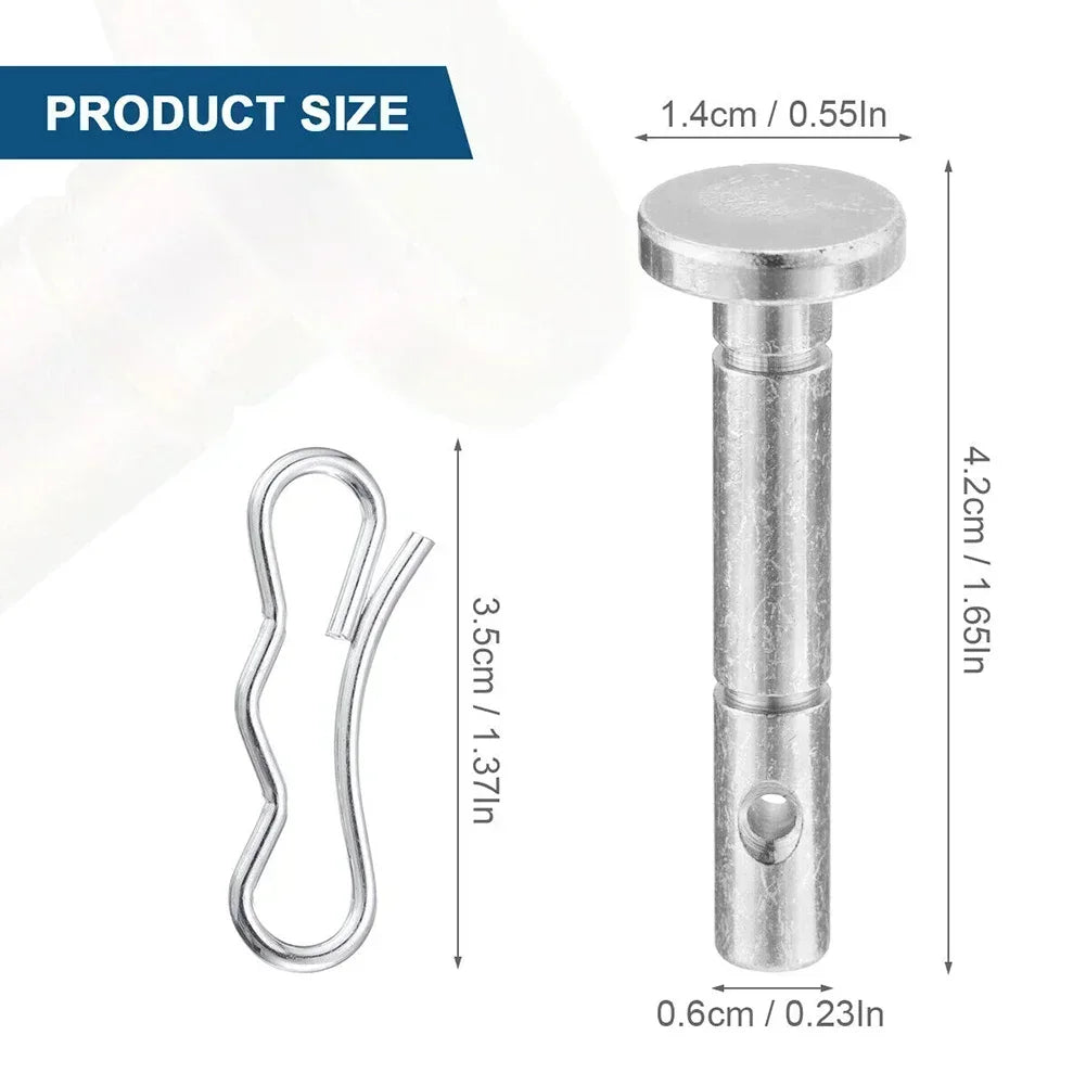 Shear Pins #738-04124A And Cotter Pins For Snowblower Set Metal 1/4" X 1-1/2" Snowblower Set Accessories
