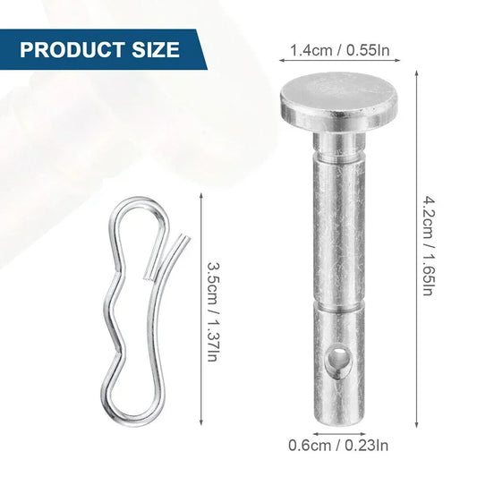 Shear Pins #738-04124A And Cotter Pins For Snowblower Set Metal 1/4" X 1-1/2" Snowblower Set Accessories