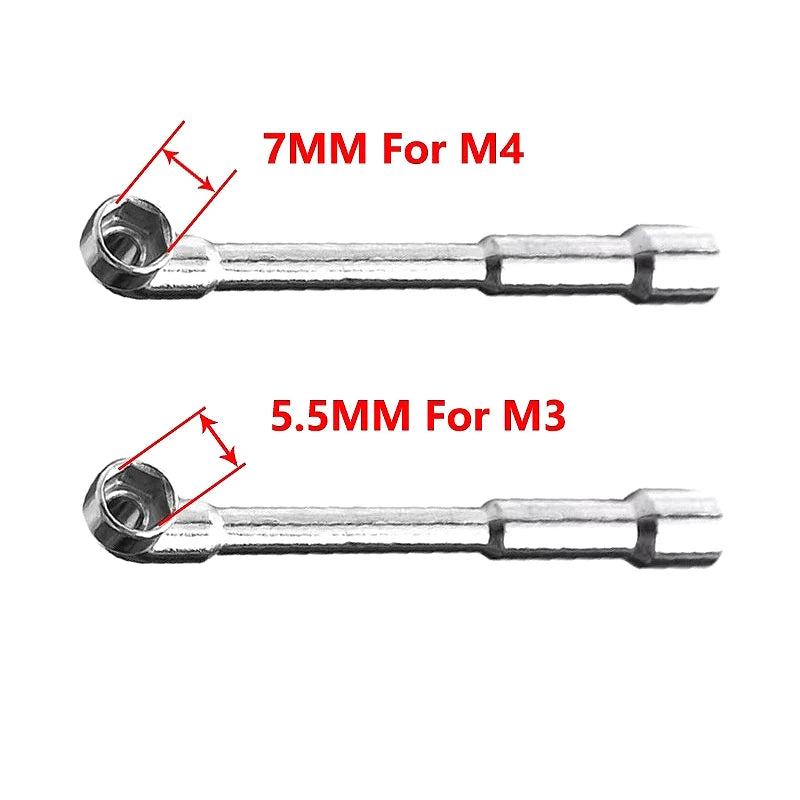 Mini Hex & Cross Screw Nut Wrench Set M2 M2.5 M3 M4 Maintenance Tool