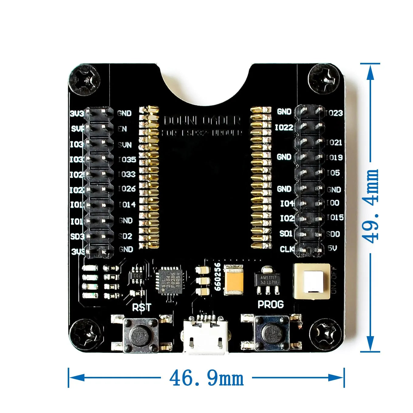 ESP8266/ESP32 Development Board Test Programmer and Downloader Socket for ESP Modules