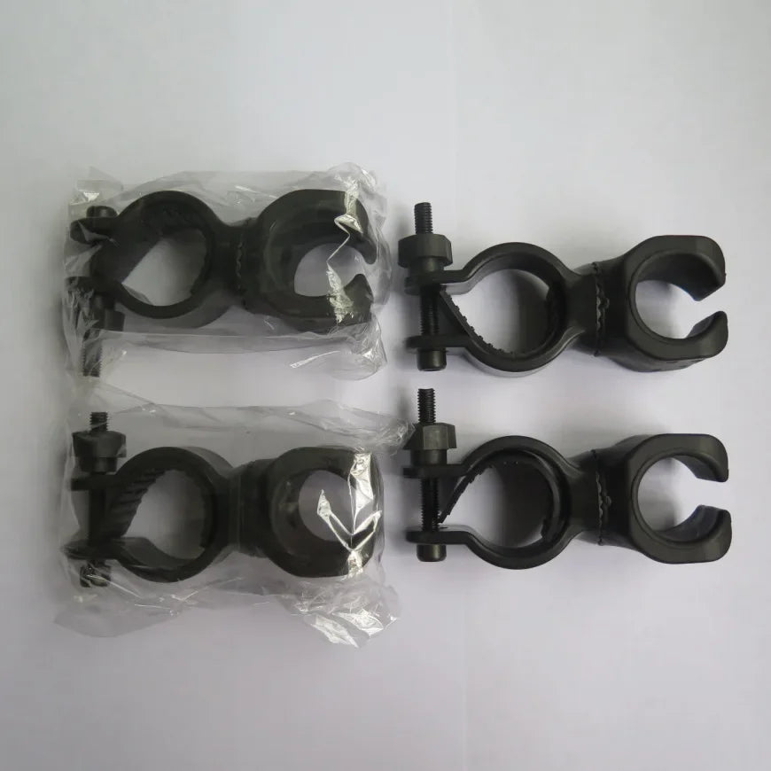 Christmas Bicycle Handlebar Flashlight Clip Holder Riding Universal 360 Degree Rotating Bike Torch Mount Clamp Grip Bracket