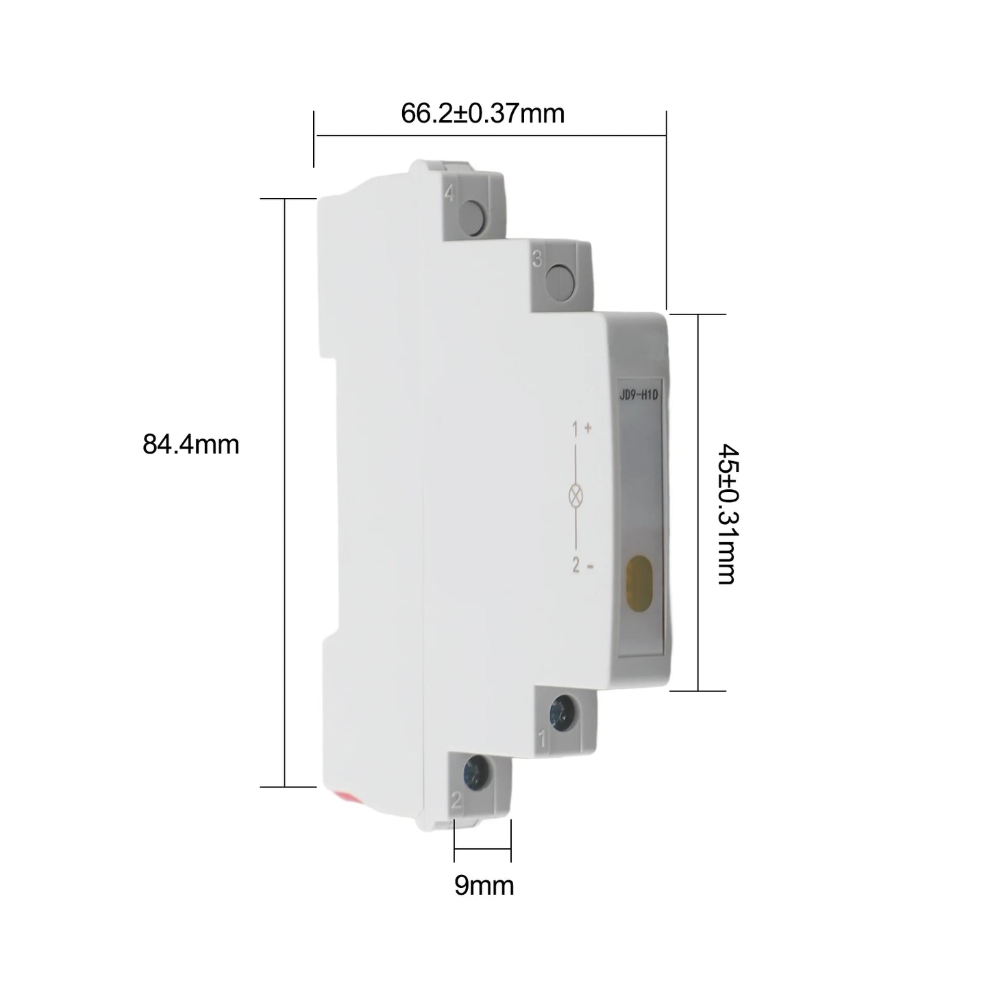 Sustainable Performance JD9 Din Rail Indicator Light with High Protection Level IP20 for Electrical Safety Standards