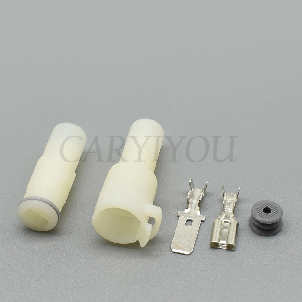 1 Pin 7.8mm Automotive Wiring Harness Connector Male and Female Cable Plug Compatible with 6189-1491 / 6180-1481