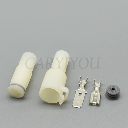 1 Pin 7.8mm Automotive Wiring Harness Connector Male and Female Cable Plug Compatible with 6189-1491 / 6180-1481