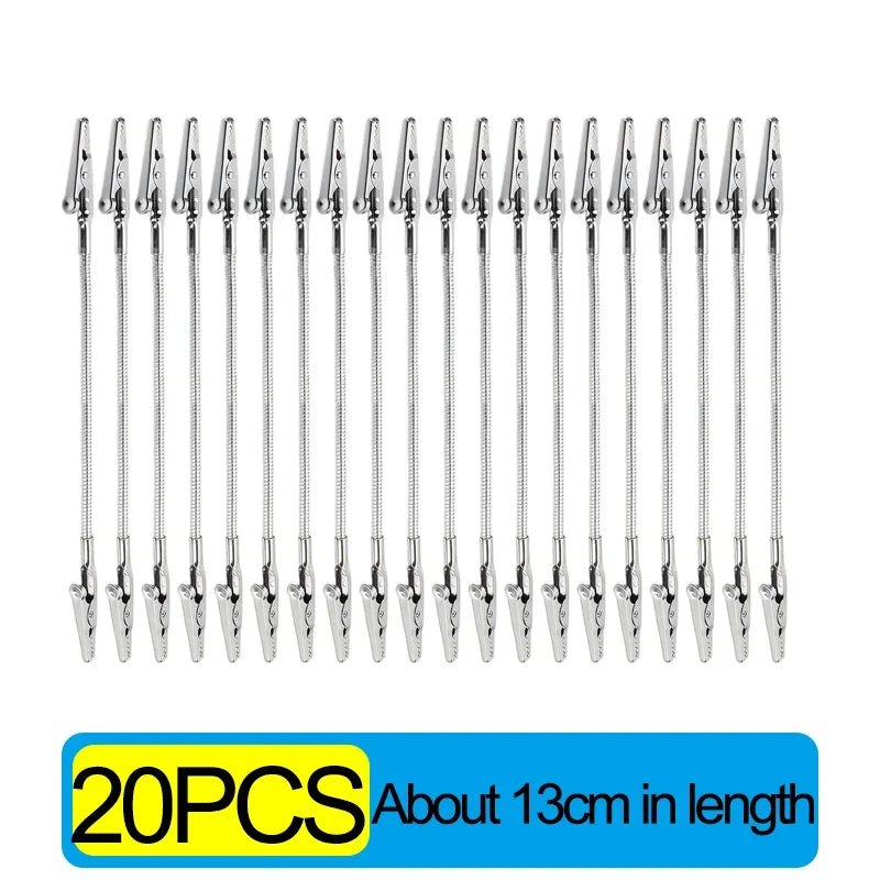 Multifunction Alligator Clip Note Holder – Double Head Flexible Hose Memo Card & Photo Picture Holder for Office & DIY Display