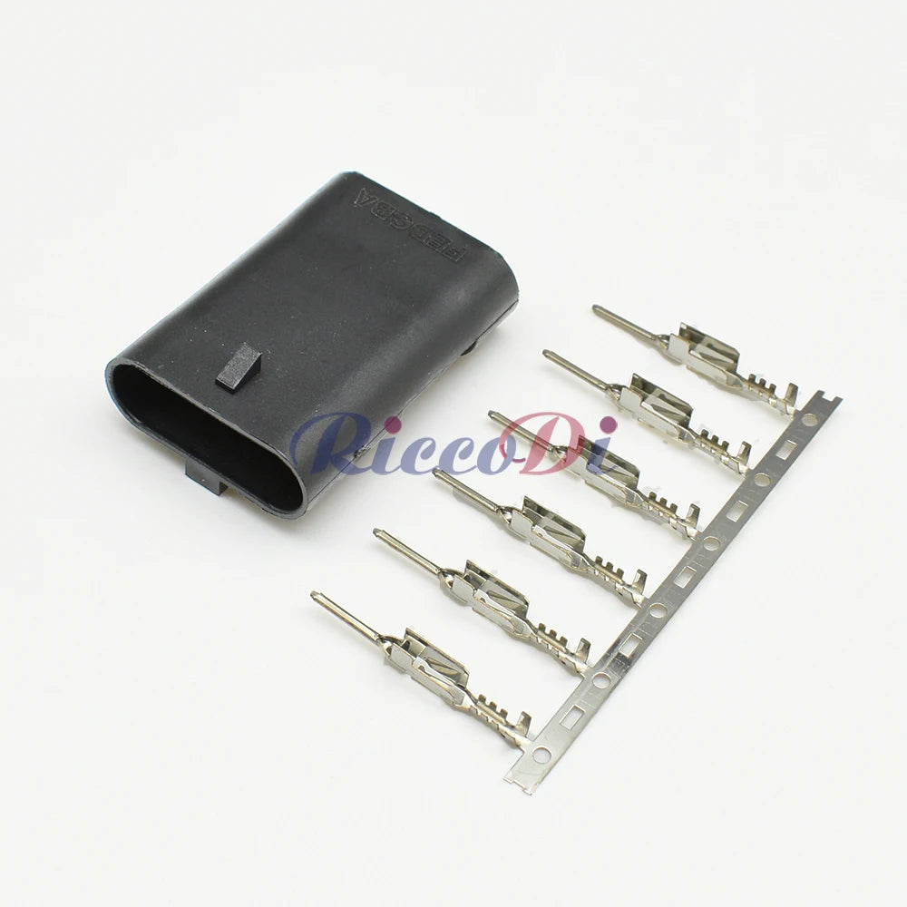 12066317 / 12162261 Automotive 6-Pin Metri-Pack 150.2 Sealed TPS Accelerator Pedal Connector — Flat Waterproof Socket
