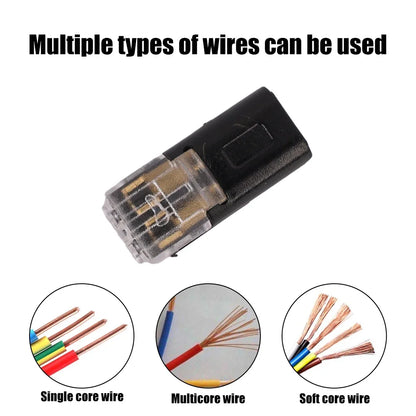 2 Pin Waterproof Automotive Electrical Connector Strip Terminal 18-22AWG 300V 10A