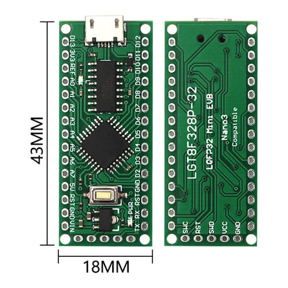 LGT8F328P MiniEVB Board Nano V3.0 Compatible with Arduino CH9340C HT42B534-1
