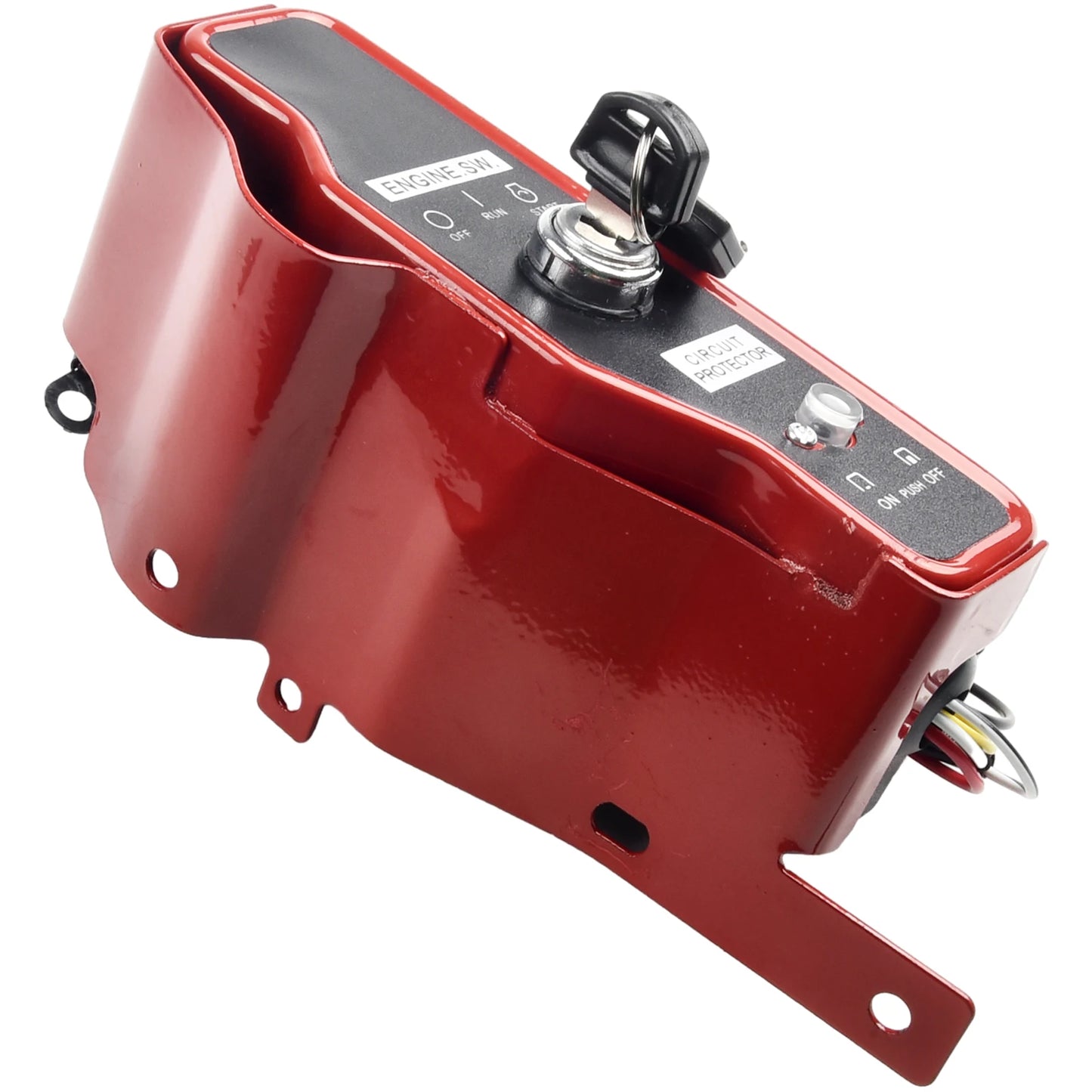 Engines Generator Pump Ignition Switch 168F/170F 188F/190F 20.5 X 7 Cm/8.07 \\\\\\\"x 2.76\\\\\\\" Iron Red+black Brand New