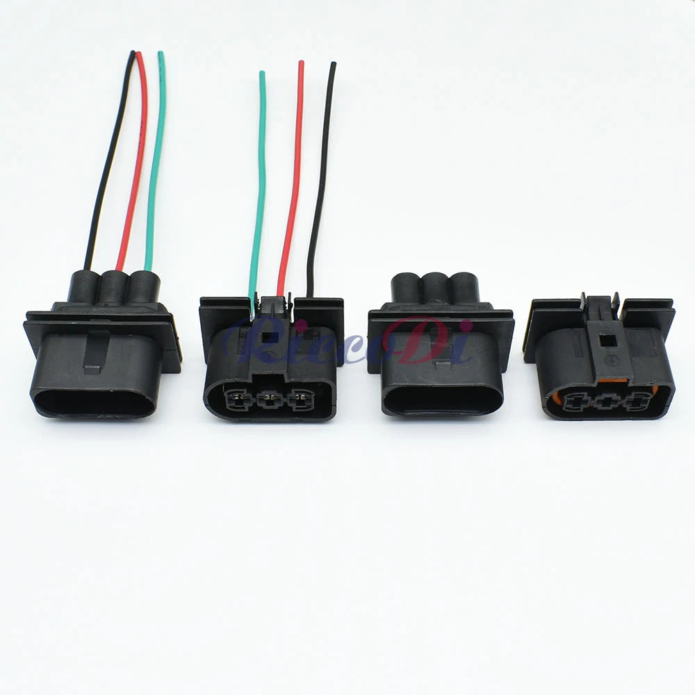 VW Audi 280 Series 3 Pin 6.3mm Waterproof Connector 1J0906443 1J0906233 DJ70328-6.3