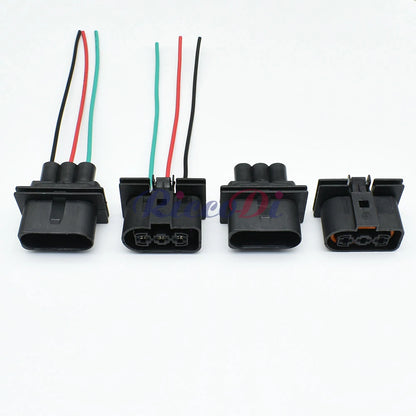VW Audi 280 Series 3 Pin 6.3mm Waterproof Connector 1J0906443 1J0906233 DJ70328-6.3