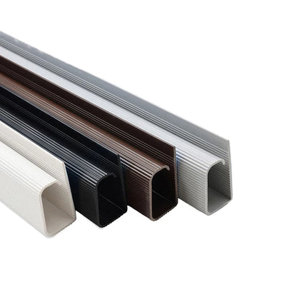 New 40cm/15.75inch Under Desk Cable Management Tray PVC Power Wire Hider Strip Cord Holder Wire Organizer Cable Raceway