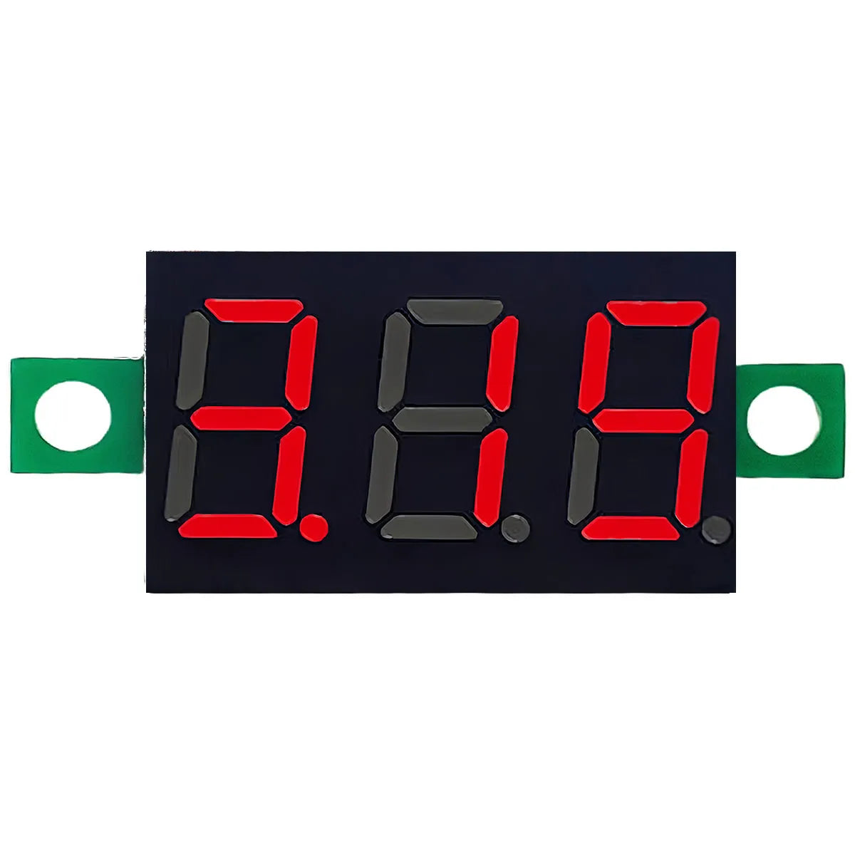 DC 4.5V-30V Mini Digital Two-Wire Voltmeter 0.36 Inch LED Display Voltage Tester Module Red Blue Green