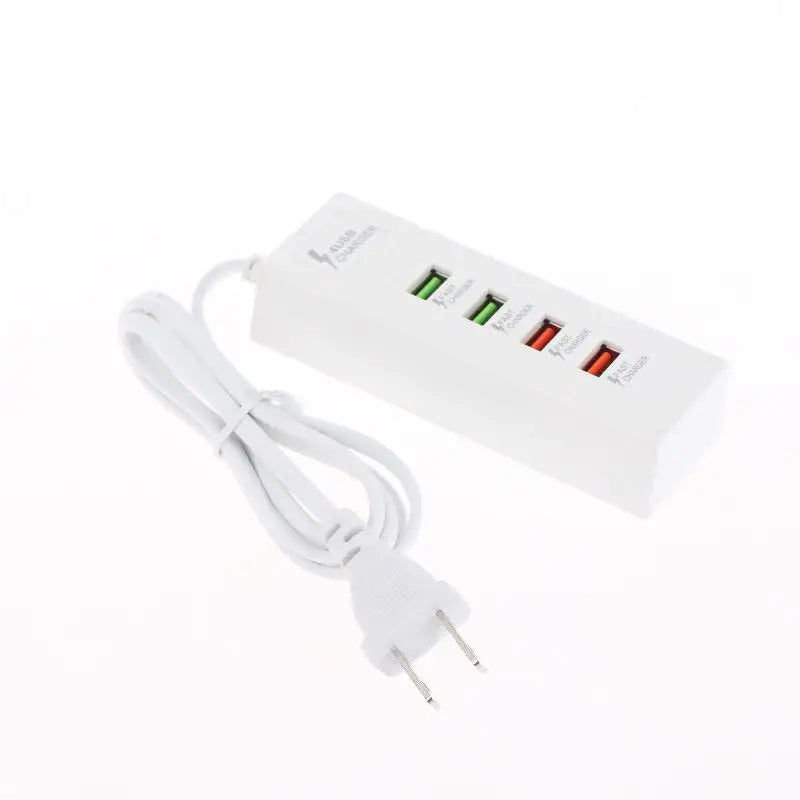 Multi Splitter Adapter Portable Travel Charger, 4 Ports USB Quick Charger, USB-C Charging Power Strip