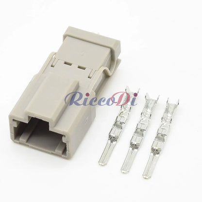 3-Pin Waterproof Reversing Lamp Connector 6098-0242 6098-0241 Male Female Automotive Plug