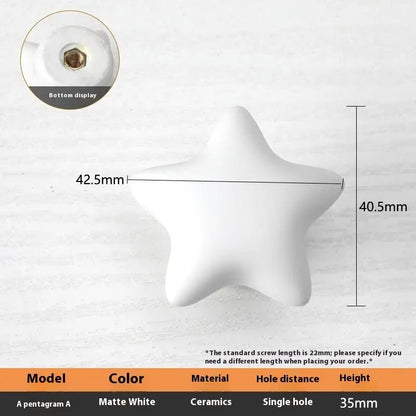 1pc Children's Furniture Handles Nordic Ceramic Children Room Cabinet Handles Macaron Colorful Round Drawer Knobs And Pulls