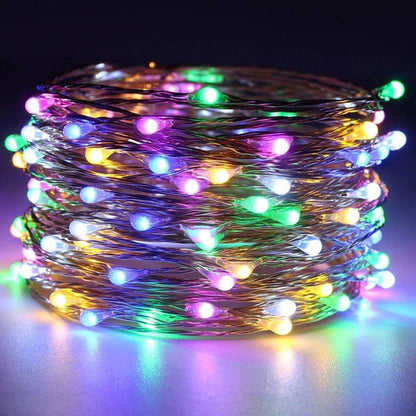 USB Copper Wire LED String Lights Waterproof Fairy Garland 2M/100LED