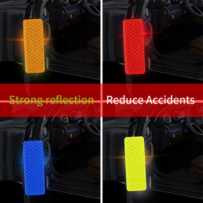 Car Bumper Reflective Sticker Strip – Auto Safety Warning Reflector Tape for Exterior & Interior (10pcs)