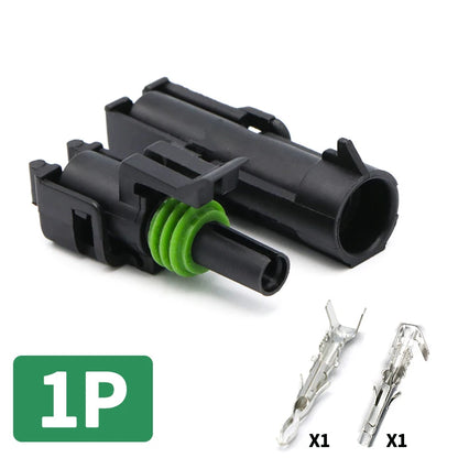 2.5 Series Waterproof Connector 1/2/3/4/6 Pin Male Female for Haltech MAP TPS GM