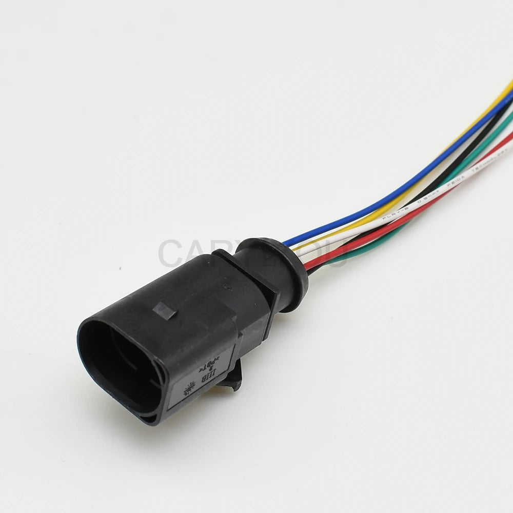 1J0973713G / 42121200 Automotive 6-Pin FEP Sensor Plug — VW Waterproof Connector Sheath