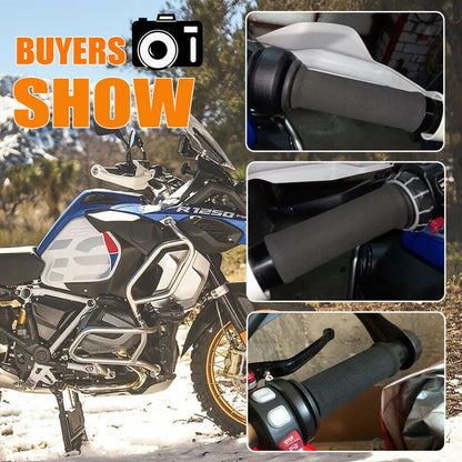Motorcycle Anti Vibration Handlebar Foam Grip Cover Universal