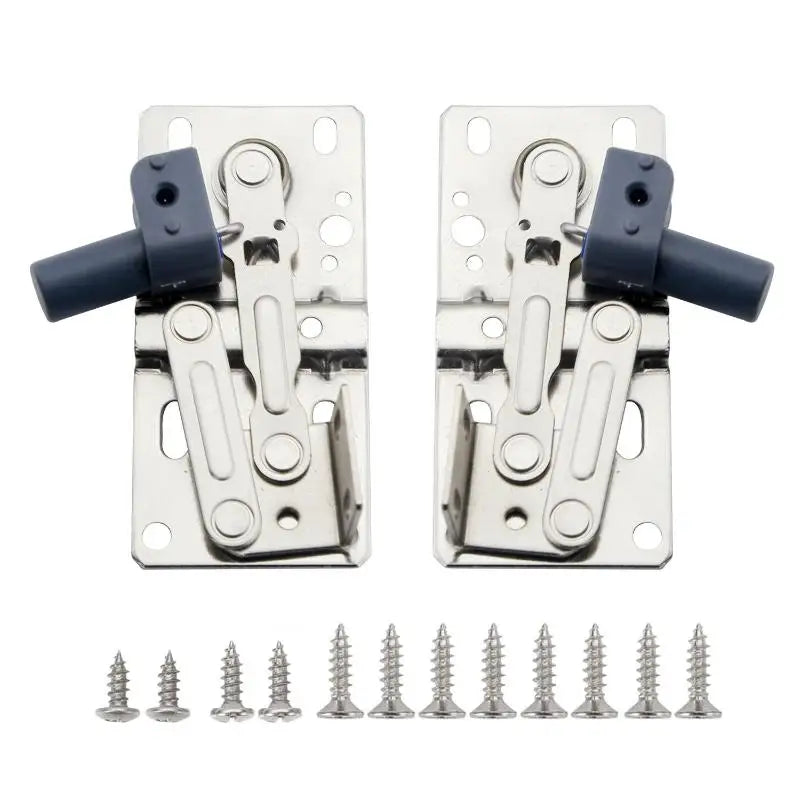 2pcs Self-Closing 45 Degree Pivot Hinge Kitchen Cabinet Tip-Out Trays Hinges For Sink Drawer Bathroom Organizers Shoe Cabinets