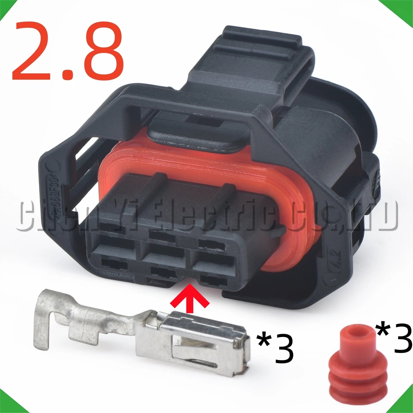 3 Pin Automotive Connector – Measurement Unit Fuel Injector Camshaft Intake Pressure Sensor Wire Harness Plug 1928403968