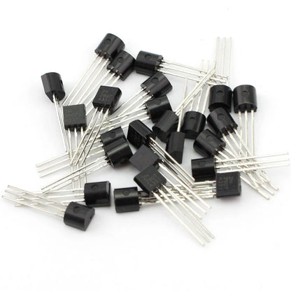 TO-92 Transistor Assortment Kit – BC337, BC327, 2N2222, 2N2907, 2N3904, 2N3906, S8050, S8550, A1015, C1815