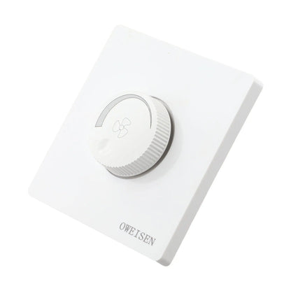 AC 220V Dimmer Switch for Light and Ceiling Fan Speed Control with Wall Mount Button for Enhanced Room Comfort