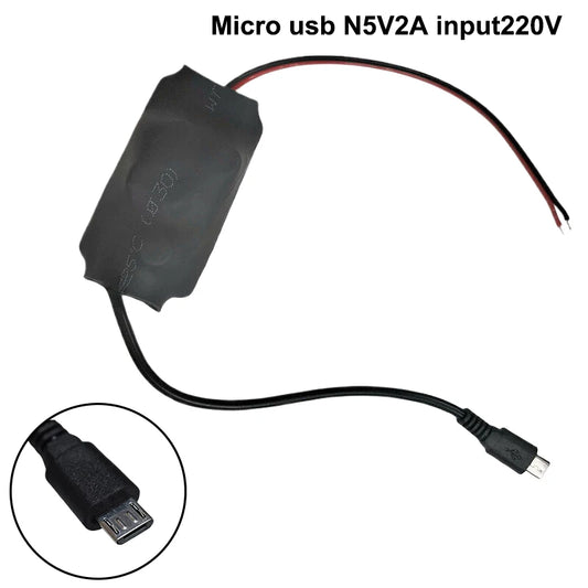 1pcs AC220V To DC5V 1A/2A Power Transformer Portable Small Camera WiFi Monitoring Adapter TYPEC USB Power Supply Transformer