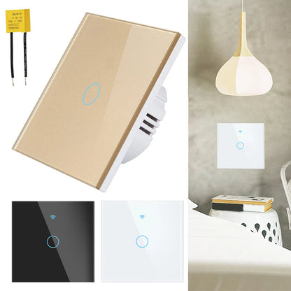 86*86*35mm Touch Control Switch Capacitor For No-Neutral Easy Installation Energy-saving Timer For Lighting Control
