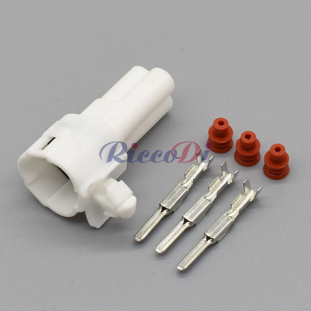 3-Pin 2.2mm MT Sealed Connector 6180-3241 6187-3271 DJ7031F-2 White Male Female Automotive Motorcycle