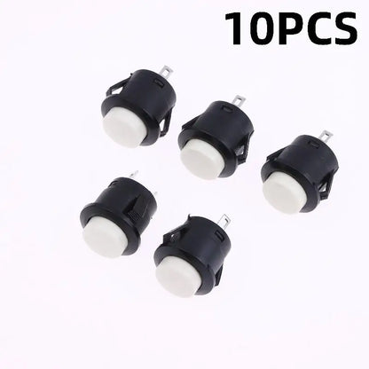 New 5/10Pcs Momentary Push Button Switch R13-507 16mm Round Switch 2Pins ON-OFF Self-res Panel Mounting