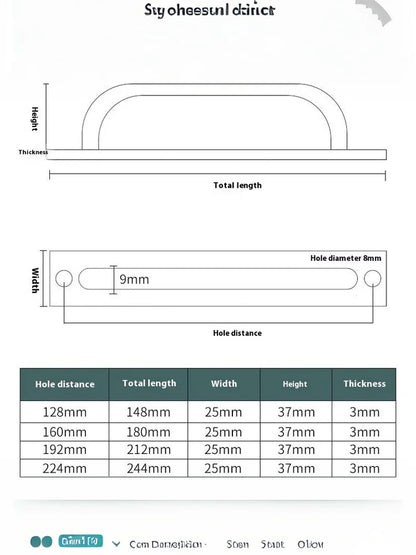New Aluminium Alloy Punch-Free Furniture Cabinet Handle Sliding Door Pull and Flush Hardware Set for Wood Door Drawer