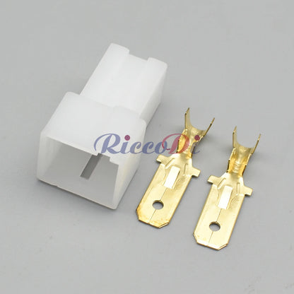 DJ7022-7.8-11/21 2-Pin 7.8mm Automotive Connector Car Harness Plug with Terminal