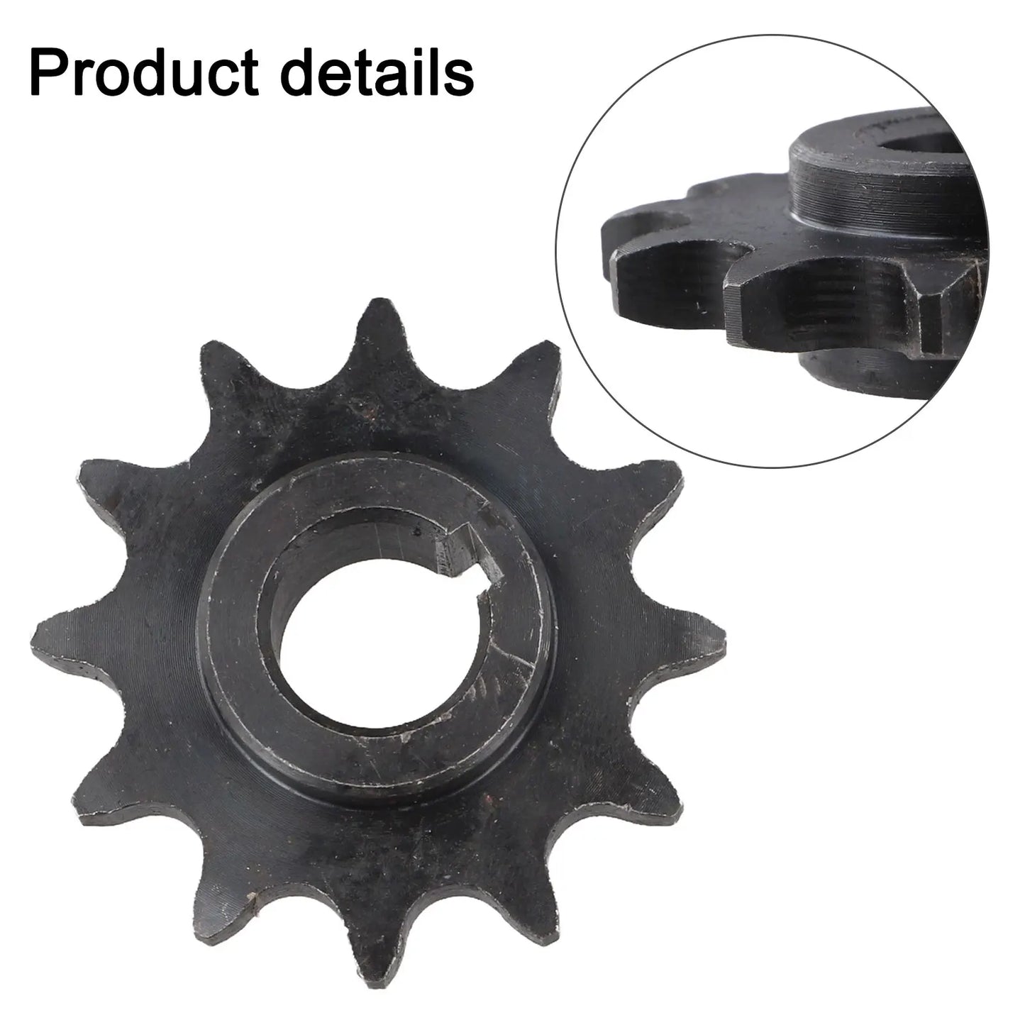 12 Tooth Drive Shaft Sprocket Performance Sprocket 5 8 Inch Sprocket Snug Fit Wear Resistance Easy Installation