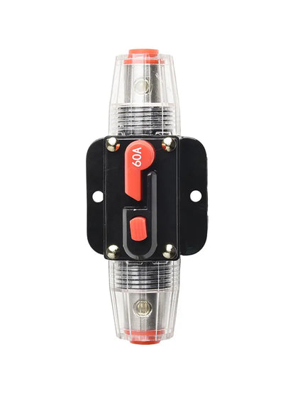 12V-24V DC Auto Inline Fuse Breaker Battery Safety Audio System Protection Overload Protection Device Temperature Resistance