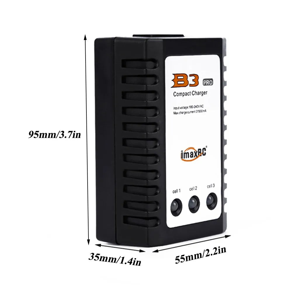 B3 Balance Charger for 2S 3S 7.4V 11.1V LiPo Battery RC Aircraft and Car Models