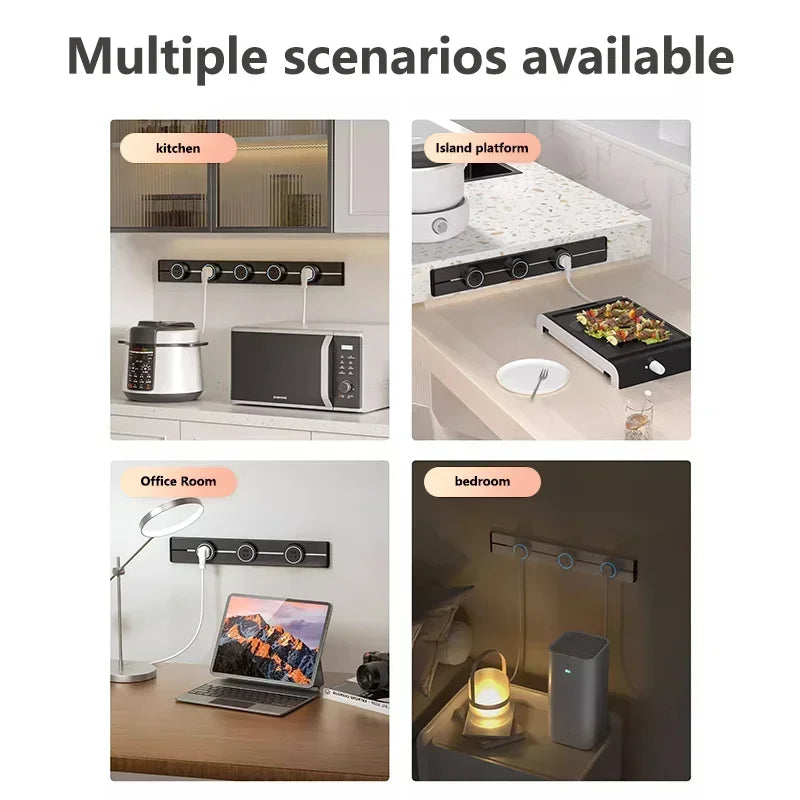 Track Socket Wall Power Rail Movable Sockets High-End Home Appliance P ...