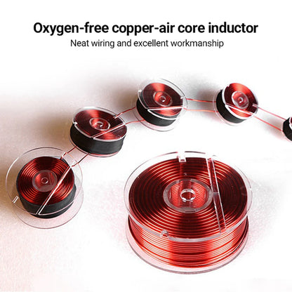 1.0mm Oxygen-Free Copper Air Core Speaker Crossover Inductor Frequency Divider Coil 0.07mH–3.3mH