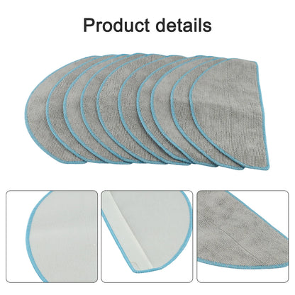 Reusable Mop Cloth Robot Vacuum Accessory High-quality Microfiber Long-lasting Material Cost-effective For Essential