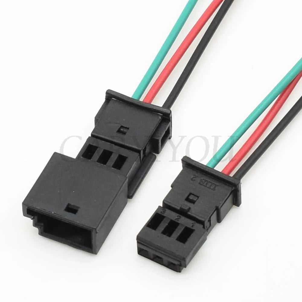 3-Pin 0.6mm Sealed Stereo Speaker & Rain Sensor Connector 1718346-1 DJ7031B-0.6 PA66 for VW