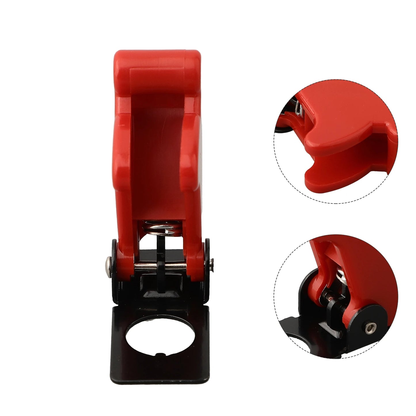 Car Dashboard For Toggle Switch Cover with 12V LED Illumination and Missile Flick Protective Cover for Vehicle Switches