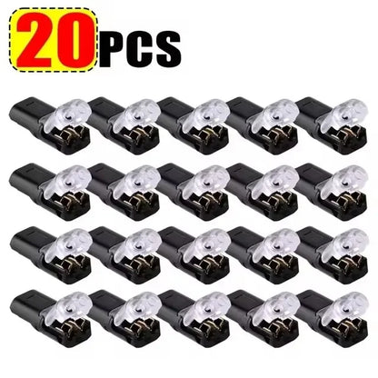 2 Pin Automotive Waterproof Connector Wire Terminal ABS 18-22AWG 300V 10A