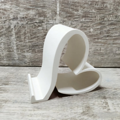 2026 New Valentine Gift Heart Shape Phone Stand Red or White Portable Home Accessory for Wife Girlfriend Present